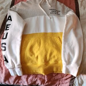 American Eagle Hooded Colorblock Sweatshirt